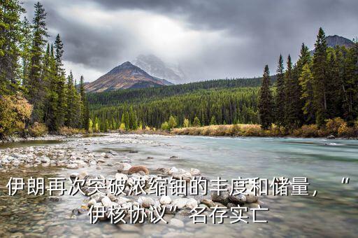 卡特爾協議為什么名存實亡,伊核協議名存實亡