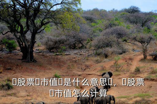 ?股票?市值?是什么意思?，?股票?市值怎么計(jì)算