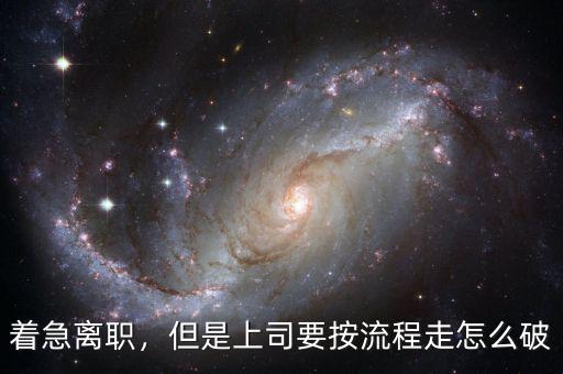 投奔怎么破,但是上司要按流程走。怎么破