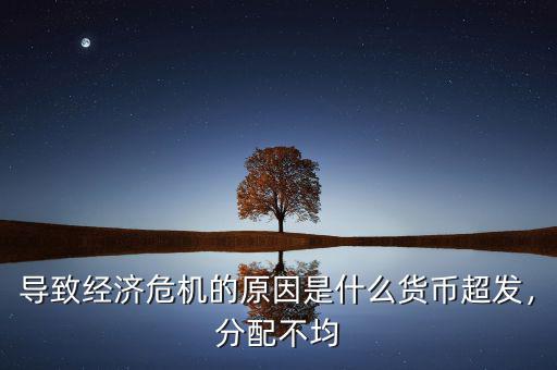 導(dǎo)致經(jīng)濟(jì)危機(jī)的原因是什么貨幣超發(fā)，分配不均