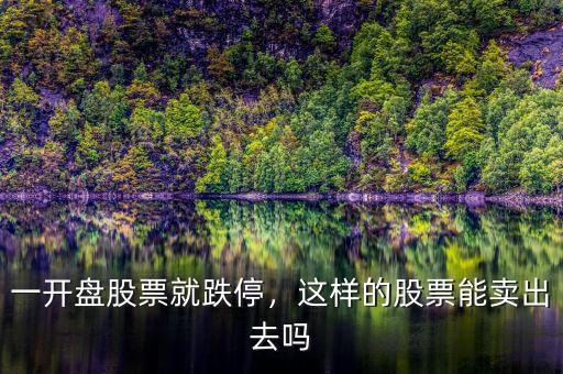 一開(kāi)盤(pán)股票就跌停，這樣的股票能賣(mài)出去嗎
