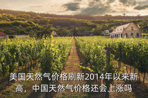 美國天然氣價格刷新2014年以來新高，中國天然氣價格還會上漲嗎