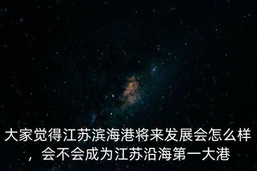 大家覺得江蘇濱海港將來發(fā)展會怎么樣，會不會成為江蘇沿海第一大港