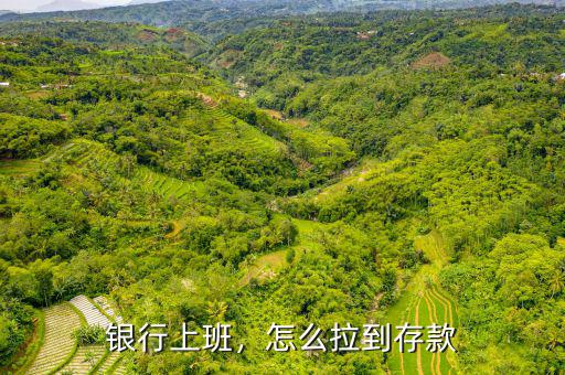 銀行上班，怎么拉到存款