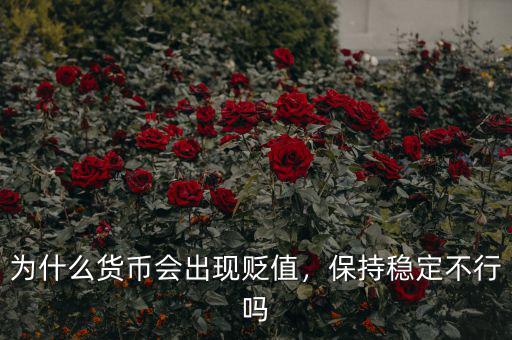 為什么貨幣會出現(xiàn)貶值，保持穩(wěn)定不行嗎
