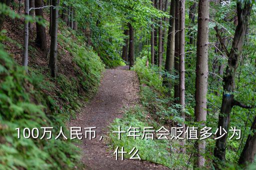 100萬人民幣，十年后會(huì)貶值多少為什么