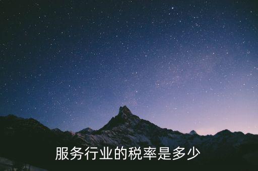 服務(wù)行業(yè)交什么稅，租賃服務(wù)業(yè)要交哪些稅