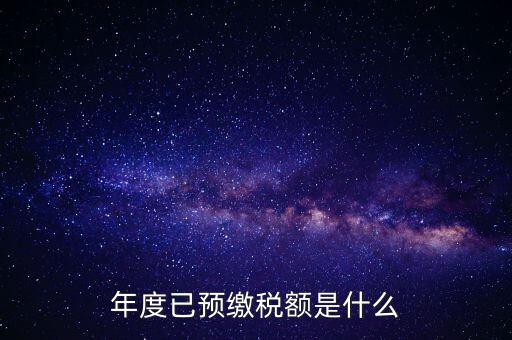 已預(yù)繳稅款金額是什么，匯算清繳所得稅時(shí)已預(yù)繳稅額怎么填寫