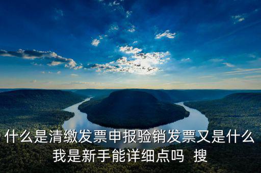 什么是清稅申報(bào)，什么叫清稅啊