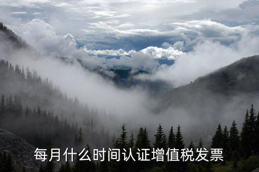 月底認(rèn)證什么發(fā)票，每月什么時間認(rèn)證增值稅發(fā)票