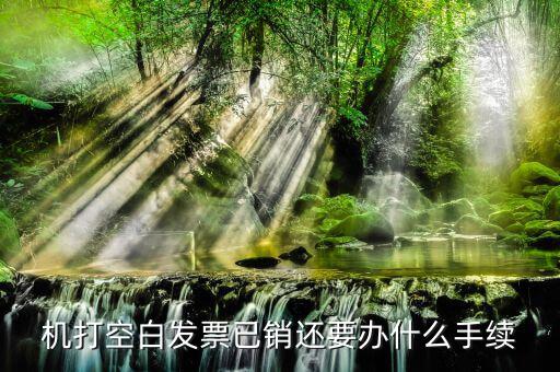 空白發(fā)票繳銷有什么手續(xù)，機打空白發(fā)票已銷還要辦什么手續(xù)