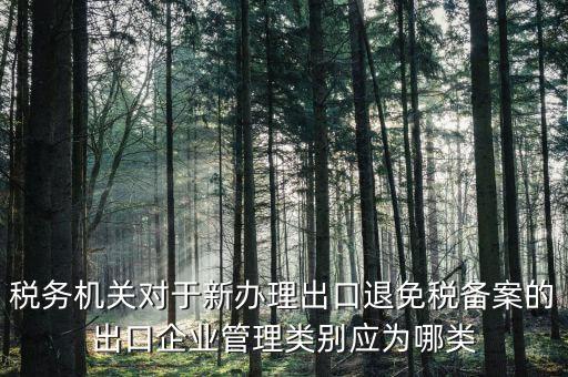 退 免 稅管理類別填 什么，出口退稅免稅分類管理等級申請?jiān)趺磳懓?/></a></span><span id=