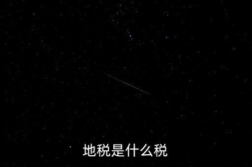 地稅局收的是什么稅，地稅是什么稅