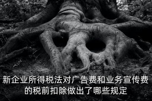 廣告費(fèi)和業(yè)務(wù)宣傳費(fèi) 有什么規(guī)定，廣告費(fèi)和業(yè)務(wù)宣傳費(fèi)的扣除標(biāo)準(zhǔn)是多少