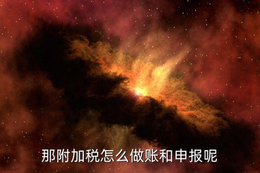 各項附加稅申報說明之后做什么，增值稅及附加稅費申報表填完后怎么申報