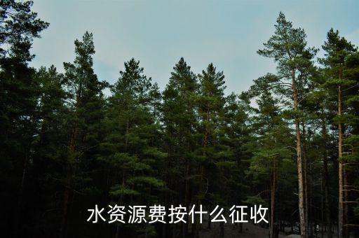 水資源稅實行什么征收，水資源費按什么征收