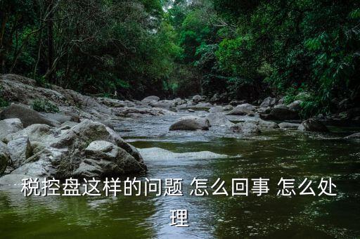 為什么稅控盤升級，稅控盤這樣的問題 怎么回事 怎么處理