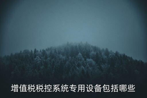 稅控系統(tǒng)專用設(shè)備是什么，增值稅防偽稅控系統(tǒng)使用的設(shè)備哪些可以抵扣