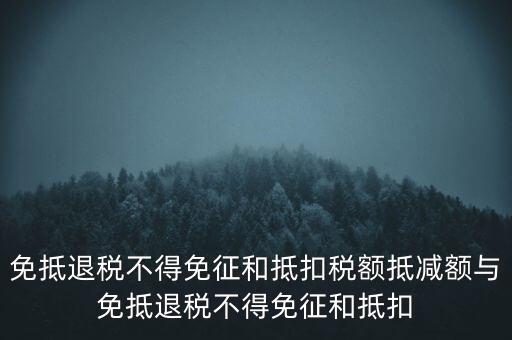 免抵退稅額抵減額是什么意思，當(dāng)期免抵退稅不得免征和抵扣稅額的抵減額是什么意思