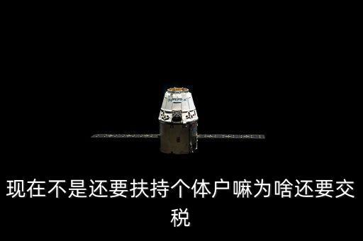 個(gè)體戶為什么要報(bào)稅，我就是個(gè)個(gè)體戶為什么要交稅
