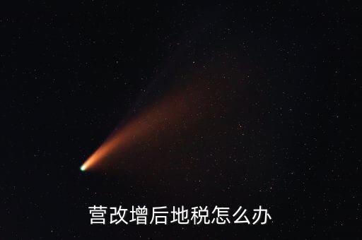 營改增后 地稅負(fù)責(zé)什么意思，我想知道地稅營改增后地稅收什么什么稅