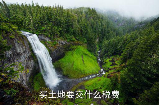房地產企業(yè)購買土地要交什么稅，房地產開發(fā)公司買土地要交什么稅