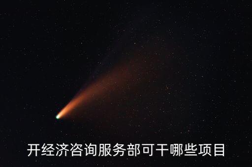 咨詢服務(wù)有什么進項，開經(jīng)濟咨詢服務(wù)部可干哪些項目