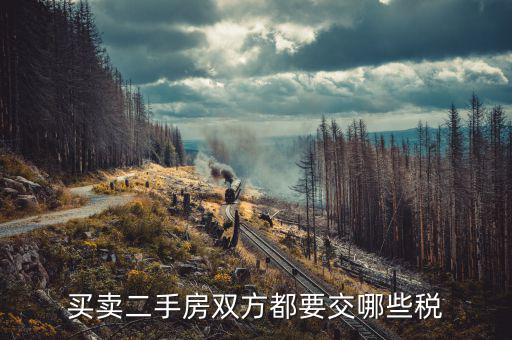 買賣合同要交什么稅，房屋買賣要交哪些稅