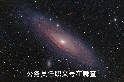 什么地方可以查任職文號，公務員任職文號在哪查