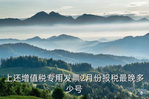 己開(kāi)具專用票最遲什么時(shí)侯報(bào)稅，銷售貨物開(kāi)具了發(fā)票什么時(shí)候報(bào)稅