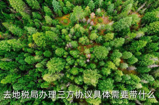 地稅辦理三方協(xié)議需要什么資料，去地稅局辦理三方協(xié)議具體需要帶什么