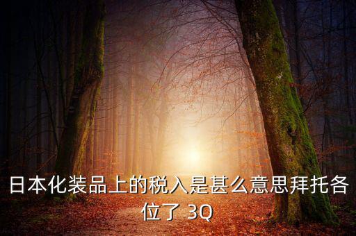 日本的納稅號是什么意思，日本購物納稅問題