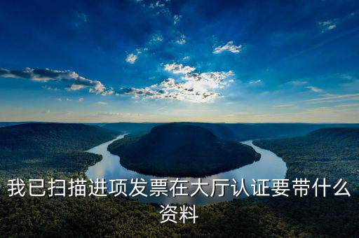 大廳認(rèn)證發(fā)票需要什么，去開票大廳認(rèn)證發(fā)票需要帶什么資料