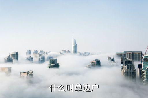 什么是國稅單邊戶，什么叫單邊戶