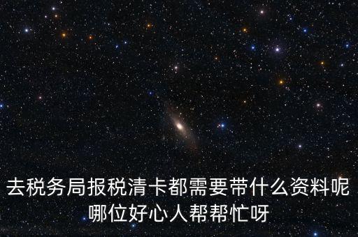 打稅務(wù)清單需要帶什么，我是個(gè)體商戶營(yíng)業(yè)執(zhí)照掉了想去打印一份稅務(wù)清單需要帶些什么
