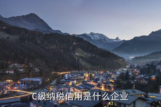 納稅信用c級是什么意思，平臺勾選納稅信用c級可以用了嗎