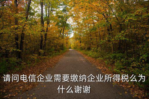 電信服務(wù)交什么稅，請問電信企業(yè)需要繳納企業(yè)所得稅么為什么謝謝