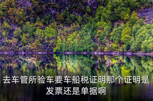 車(chē)船納稅證明是什么，車(chē)船稅證明是什么是購(gòu)置稅嗎