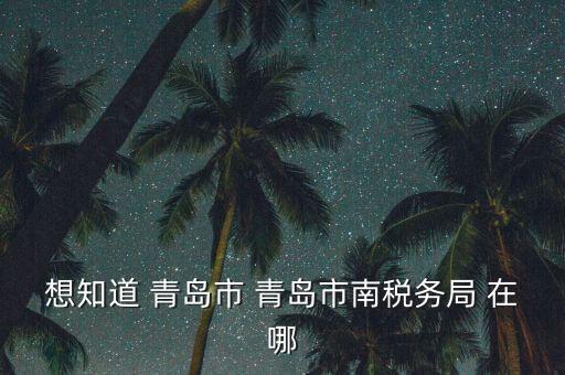 青島稅務(wù)局在什么地方，青島國(guó)稅局在什么位置在什么路上