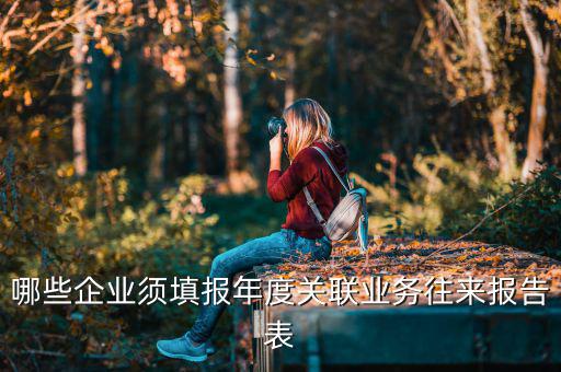 哪些企業(yè)須填報年度關聯(lián)業(yè)務往來報告表