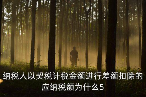 為什么 契稅 差額計(jì)稅，最新房產(chǎn)稅費(fèi)