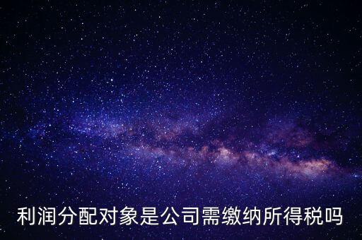 利潤分配交什么稅，企業(yè)年終利潤分配還要再繳什么稅嗎