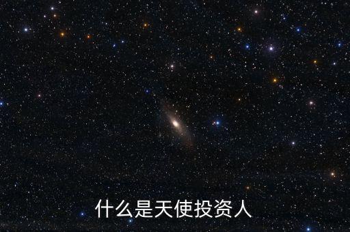 什么叫天使投資個人，天使投資人什么意思
