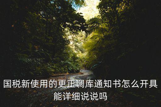 更正調(diào)庫(kù)是什么意思，更正是什么意思