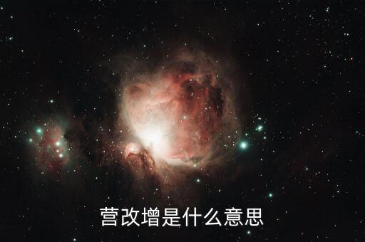 贏改增什么意思，營改增的意思