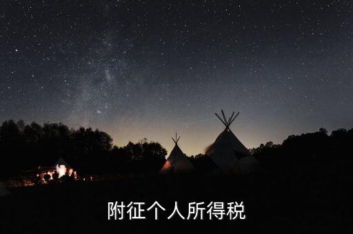 個人所得稅附征率是什么，什么是所得稅附征率