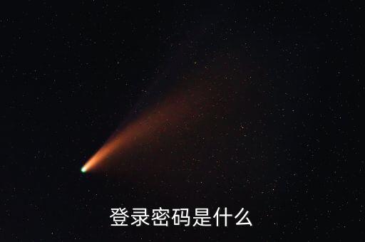 稅收調(diào)查的登錄密碼是什么，登錄密碼是什么