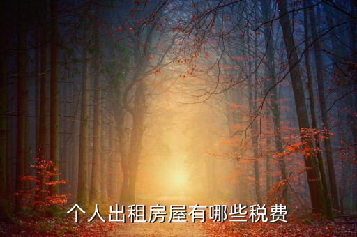出租自建房屋交什么稅，自建廠房出租須交納什么稅