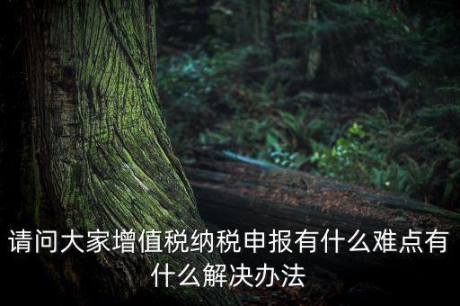 納稅人辦稅的難點堵點痛點是什么，企業(yè)增值稅納稅籌劃研究過程中有哪些難點