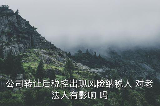 風(fēng)險納稅人 有什么后果，公司轉(zhuǎn)讓后稅控出現(xiàn)風(fēng)險納稅人 對老法人有影響 嗎